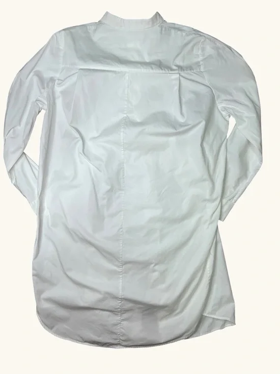 COS White Shirt Dress Cotton Architectural Layered Oversized Size 4 - Picture 14 of 16